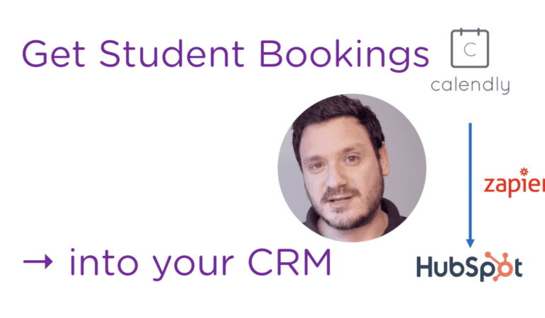 Put student bookings into your CRM with Zapier