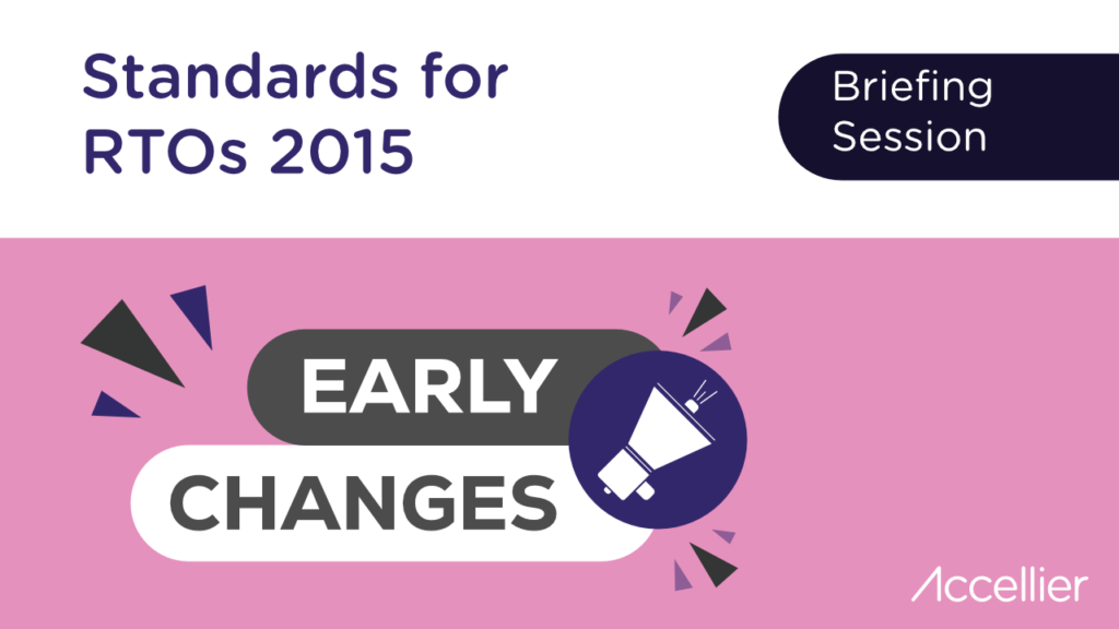 Early Changes Standards for RTOs