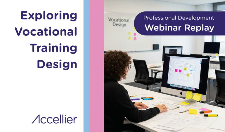 Vocational Education and Training (VET) Course Design Webinar Recording TAEDES411 TAEDES412